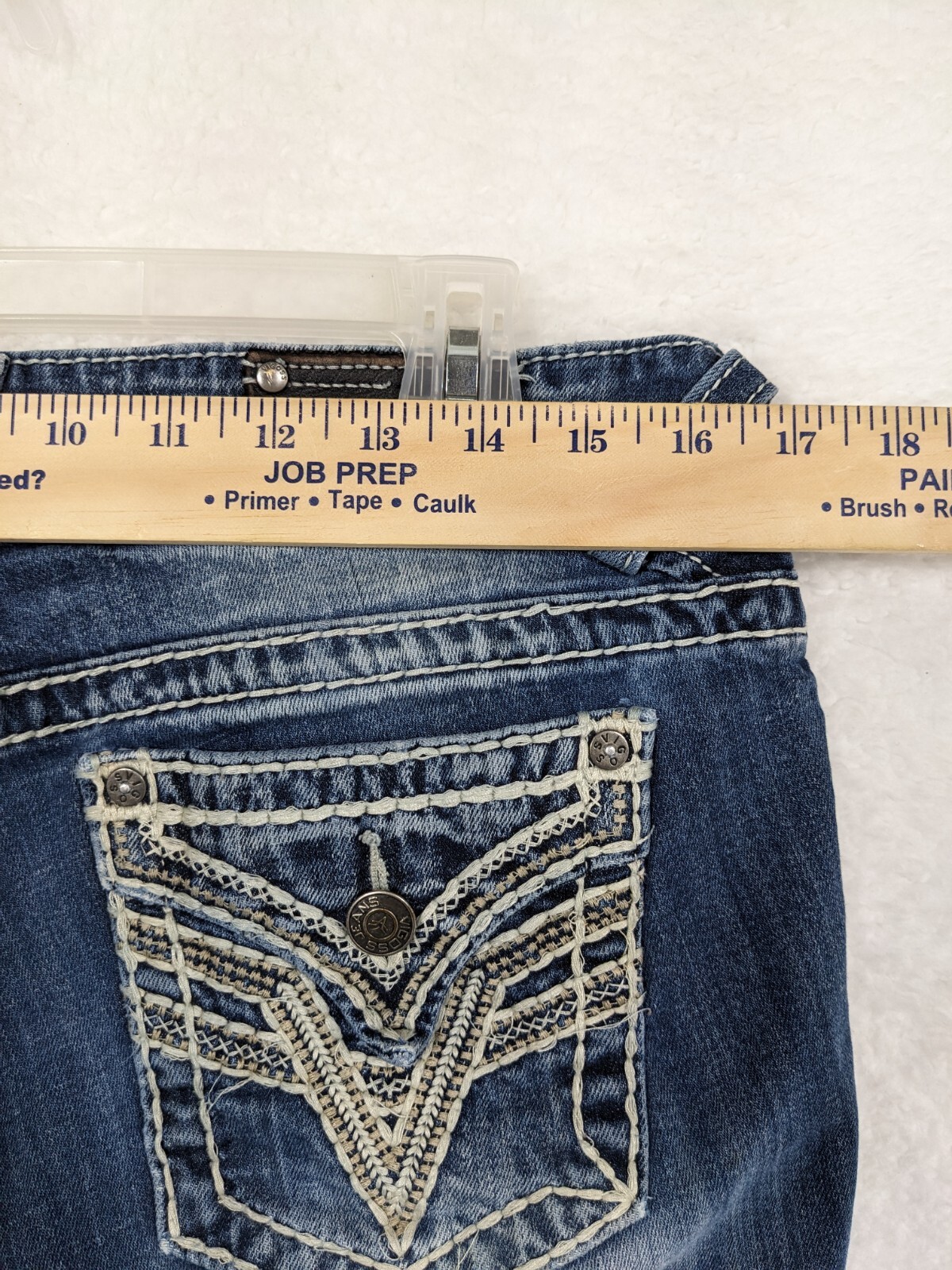 Vigoss Women’s Jeans - The Dallas Slim Boot Size 9/10 Length 33