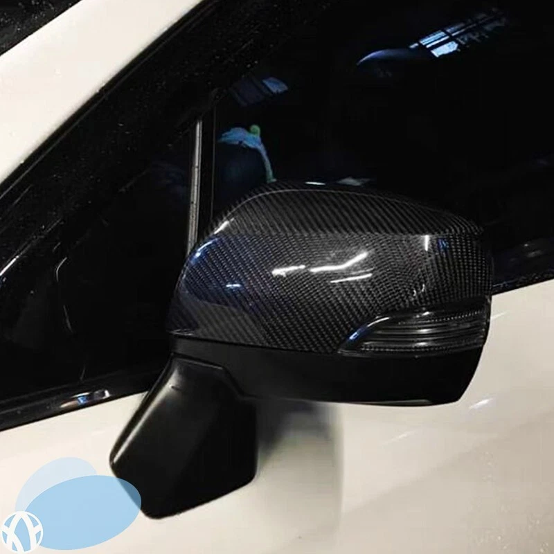 Real Carbon Fiber Car Rear View Side Mirror Cover For 2012-2017 Subaru Outback Foto 2 de 4