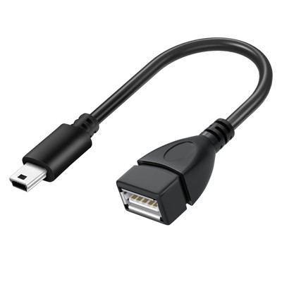 SaiTech IT Mini USB OTG Cable for Digital Cameras - USB A Female to Mini USB ...