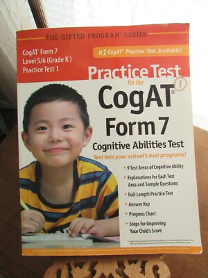 CogATForm 7 Cognitive Abilities Level 5/6 [Grade K] Practice Test 1 by Mercer