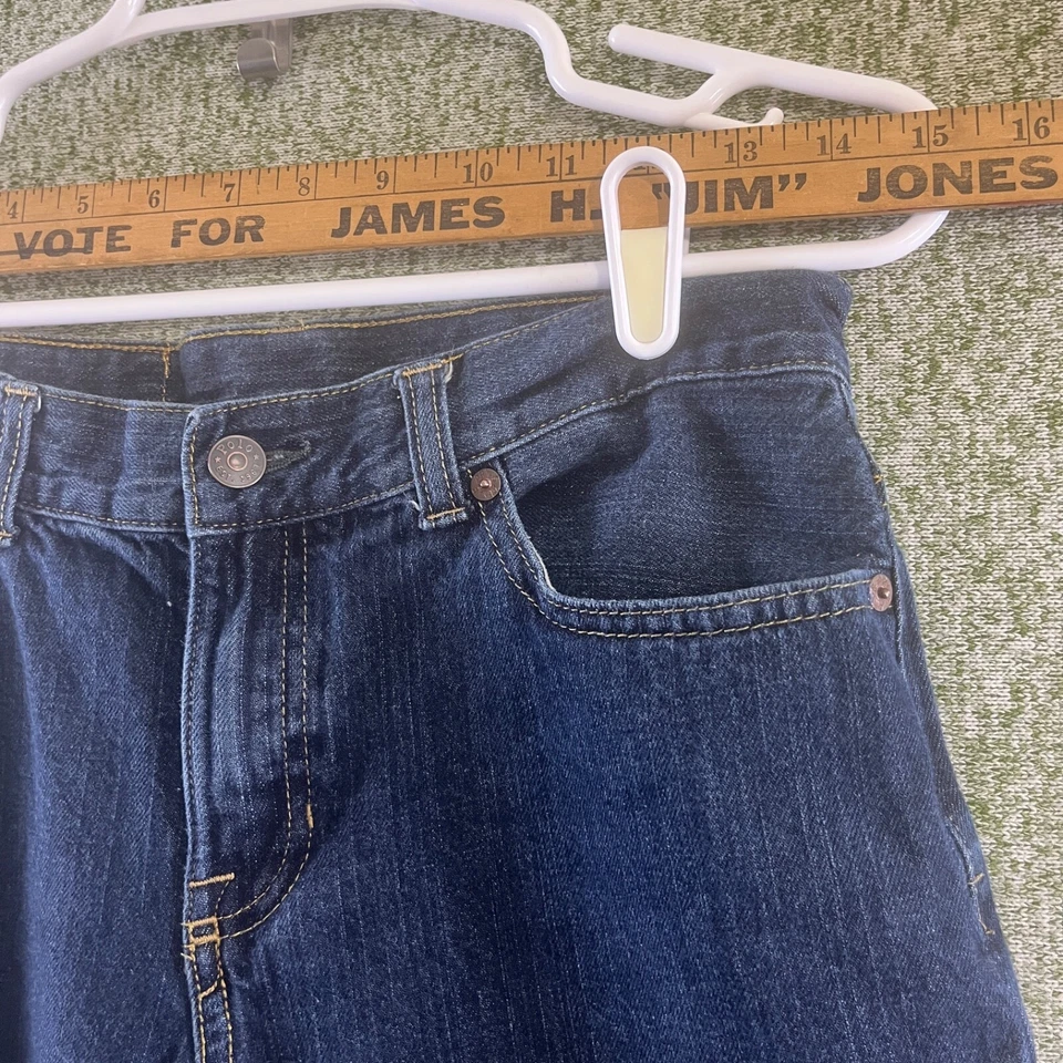 Pantalones de mezclilla Polo Ralph Lauren juveniles 18 azules 15941 ropa de calle urbanos informales pierna recta Foto 4 de 4