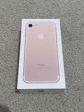  EMPTY BOX ONLY Apple iPhone 7 Model MN9L2LL/A Rose Gold 128GB