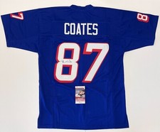 Ben Coates #87 New England Patriots signed autographed jersey JSA COA