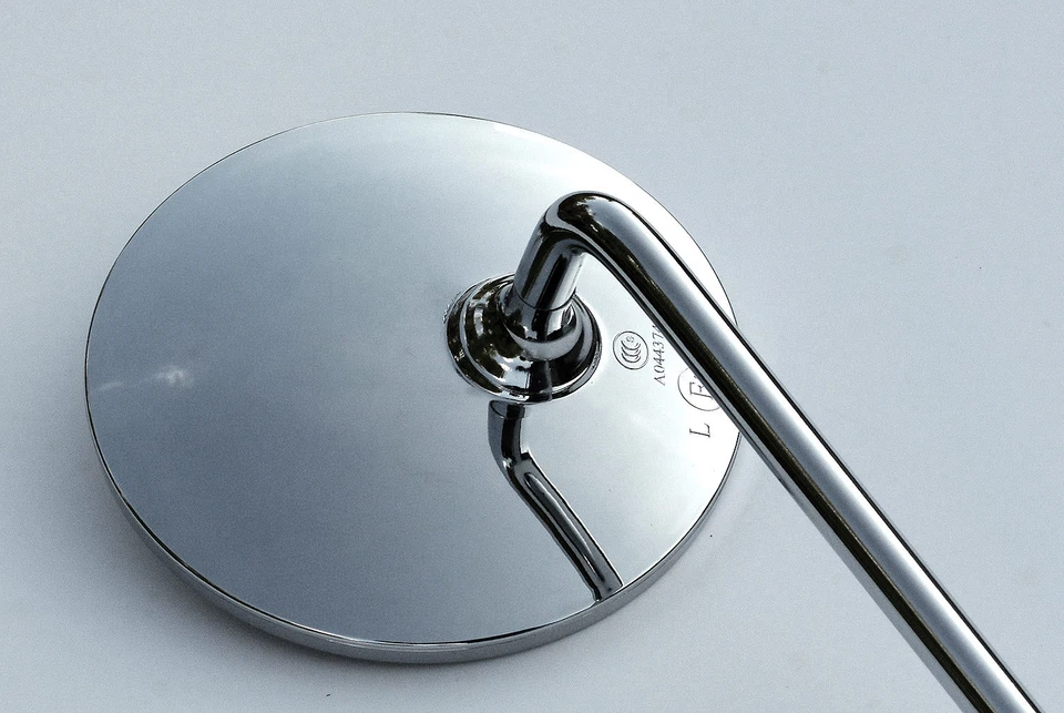 Par de espejos retrovisores redondos para motocicleta de 4" calidad OEM - Suzuki GS550 GS750 GS850 GS1000 Foto 4 de 4