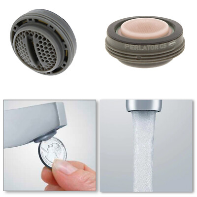 Neoperl Slim Air Coin Slot Aerator 1.2 gpm Hidden Faucet Aerated Low Flow