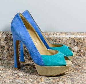 aldo blue pumps