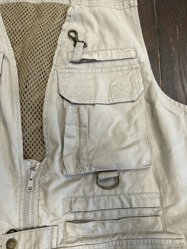 Cabelas Safari Series Men’s Hunting Fishing Vest Size Med - Picture 6 of 13