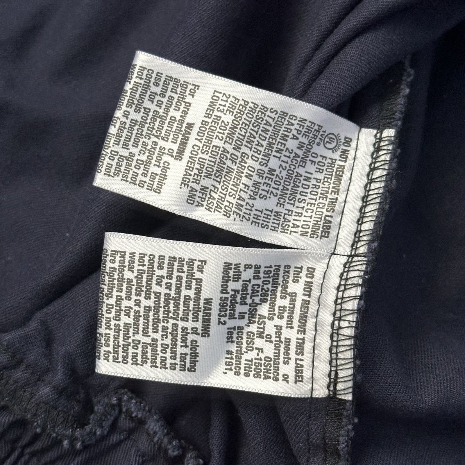 Workrite FR Flame Resistant Full Zip Jacket Navy … - image 10