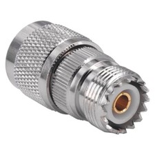 PL-259 UHF Male Plug to SO-239 UHF Female Jack Straight RF Adapter Connector