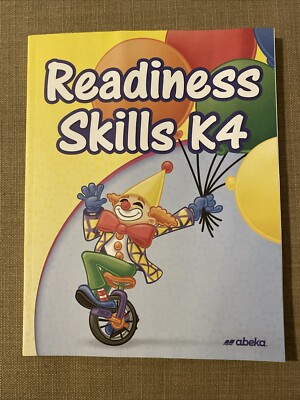 #2 Abeka Readiness Skills K4, Clean Pages