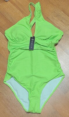 Womens NEW NWT Blue 1 pc SWIMMING SUIT TEMPT ME SEXY PRETTY! NICE! MEDIUM