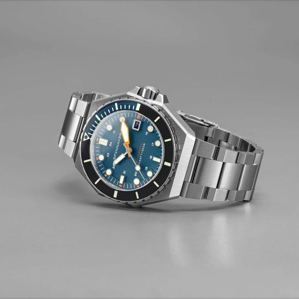 Spinnaker Dumas Blue / Black / Stainless Steel | Blue Dial 44mm Japanese Automat - Image 2 of 4