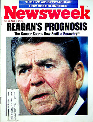 Newsweek Magazine July 22 1985 Live Aids Crisis Concert David Bowie Mick Jagger