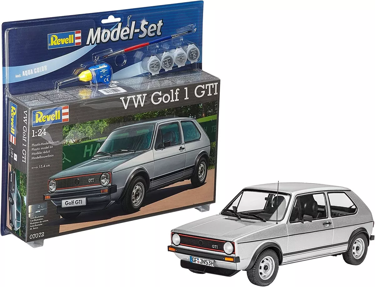 Revell 07072 - VW Golf Mk1 Gti Auto 1:24 Maßstab Kunststoff Model