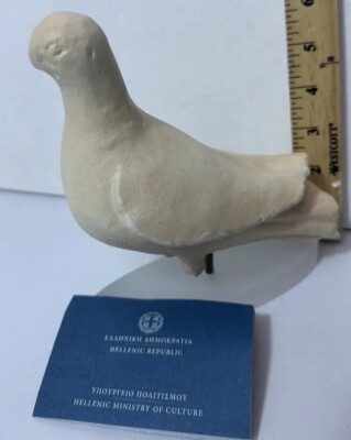 Replica Statue Dove In Daphni Aphrodite Ntnl Archaeological Museum Athens w/COA