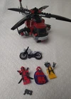 Used Complete LEGO Marvel Set 6866 Wolverine's Chopper Showdown