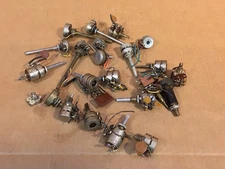 23 Vintage Assorted Potentiometers – RCA, Clarostat, CTS, & More USED