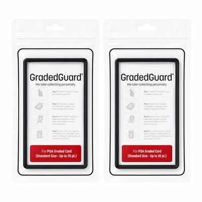 (2) Black GradedGuard PSA Graded Card Case Guard Protector Stackable