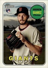 2018 Topps Heritage #629 Andrew Suarez San Francisco Giants Rookie