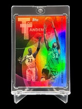 2002/03 Topps MICHAEL JORDAN “TOP TANDEMS” HOLO FOIL SP INSERT #TT6🔥RARE🔥