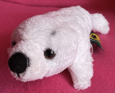 Ravensden Suma Collection White Seal weiches Plüschtier klein 7 Zoll