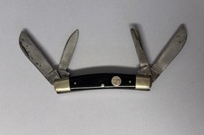 BUCK CREEK Solingen Germany 3 Blade Stockman Knife Bone Handle Coal Miner Label