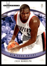 Zach Randolph 2007-08 Fleer Hot Prospects #15 Knicks NBA READ FREE SHIPPING