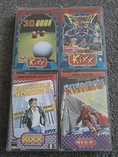 Commodore 64 C64 bundle lot of four Kixx games (21 pictures)