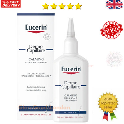 Eucerin Dermo Capillaire Calming Urea Scalp Treatment 5% lindert trockenen Juckreiz - 100ml
