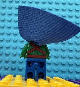 LEGO Mini Figure DC Martian Manhunter Minifigure 76040 Brainiac Attack w/ Cape