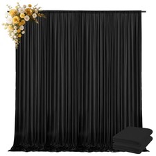 10x10ft Backdrop Curtains for Parties, 2 Panels 5x10ft Photography Backdrop C...