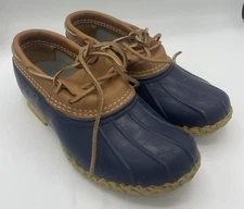 Women’s LL Bean Boots Rubber Mocs Tan, Navy, Gum