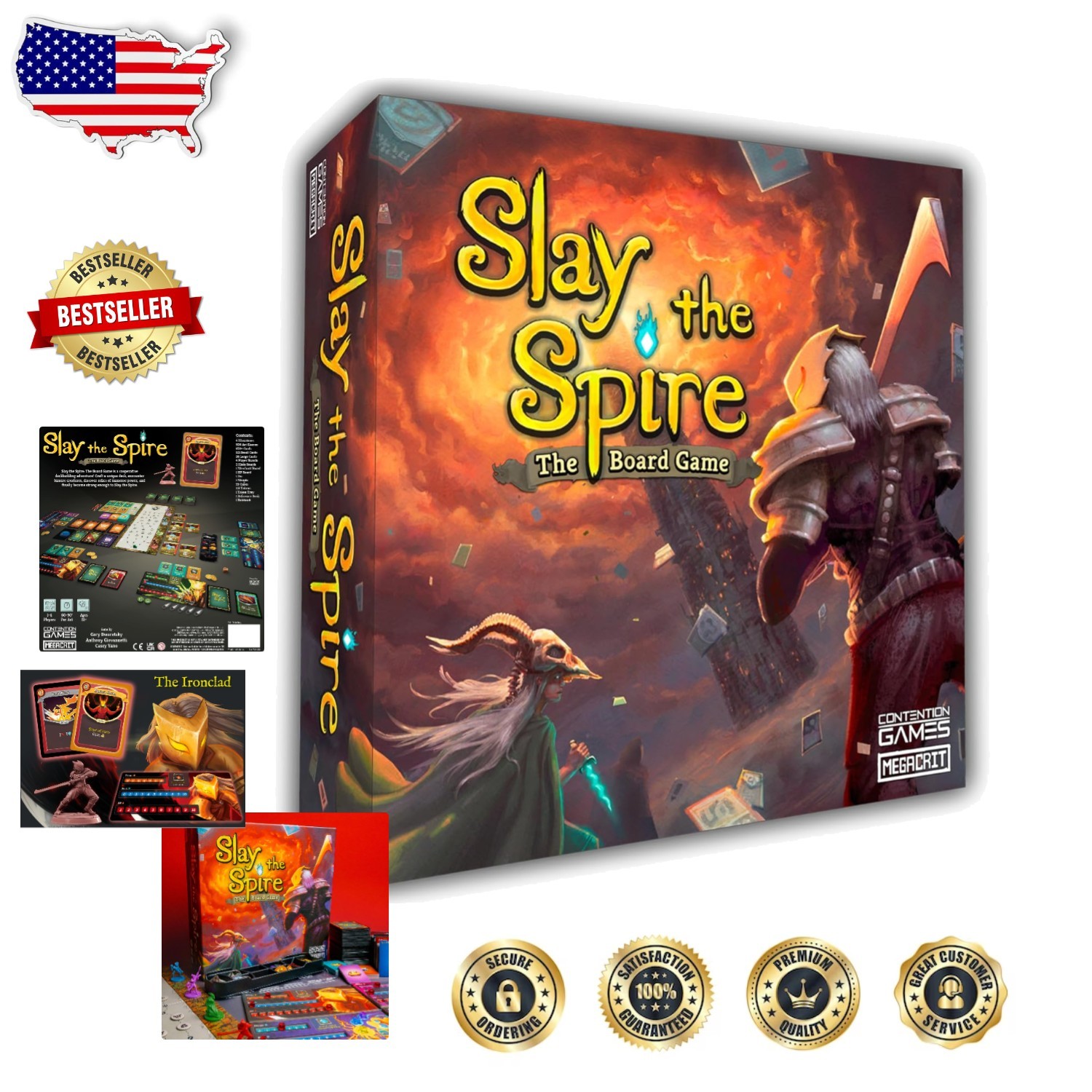 New Slay The Spire Board Game: High-Quality Components, 650+ Cards