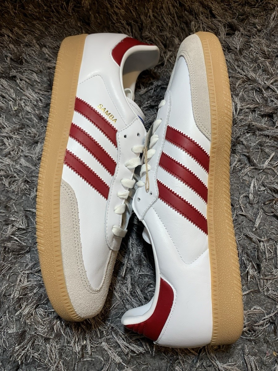 adidas gazelle silver green womens Adidas Originals Samba OG (Maroon/Crystald Sand/Gold) Women's Shoes IF7004