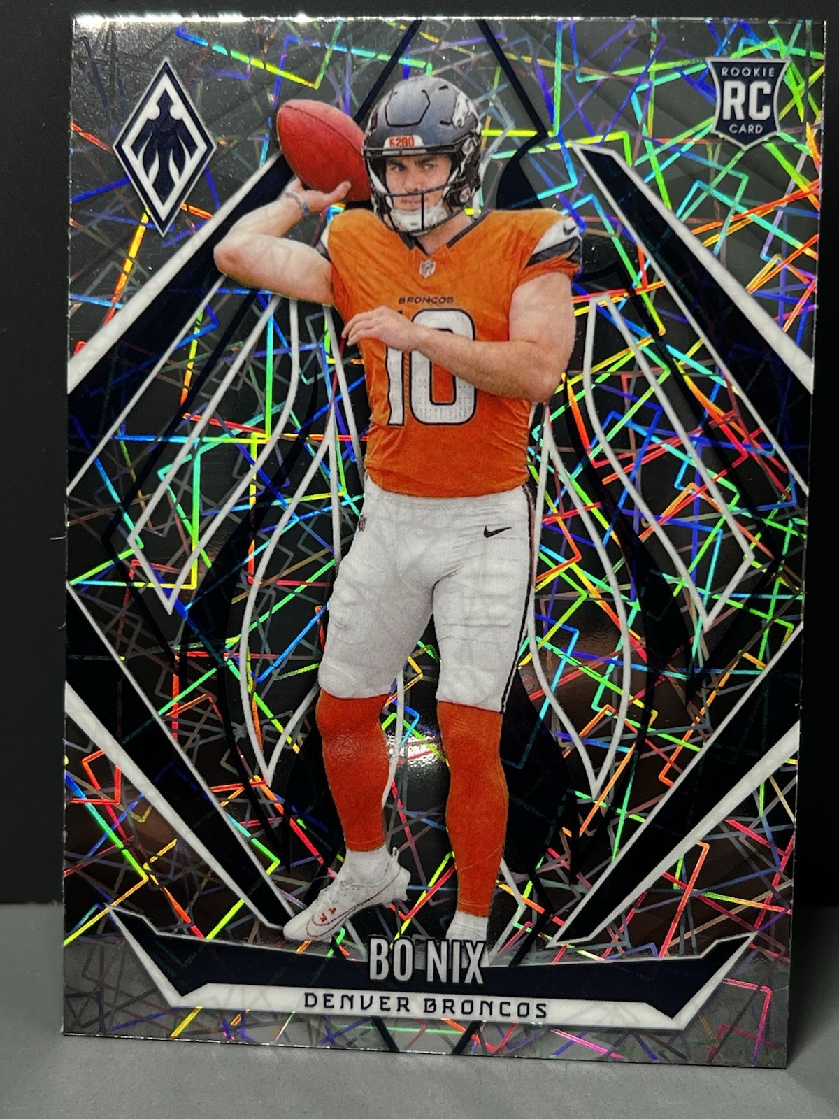 2024 Panini Phoenix - Rookies Bo Nix #159 Lazer (RC)