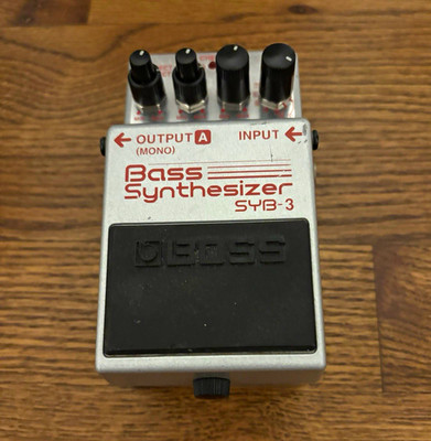 BOSS SYB-3 (pink back) Bass Synthesizer Effects Pedal for Bass Guitar