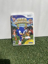 Sega Superstars Tennis - Nintendo Wii - Complete In Box With Manual