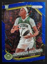 2025 Panini Prizm WNBA Blue Velocity Rookie #116 Dominique Malonga RC Storm