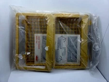 Vintage 1977 Rubbermaid modular shelf 2306 Part Plan Yellow / tan