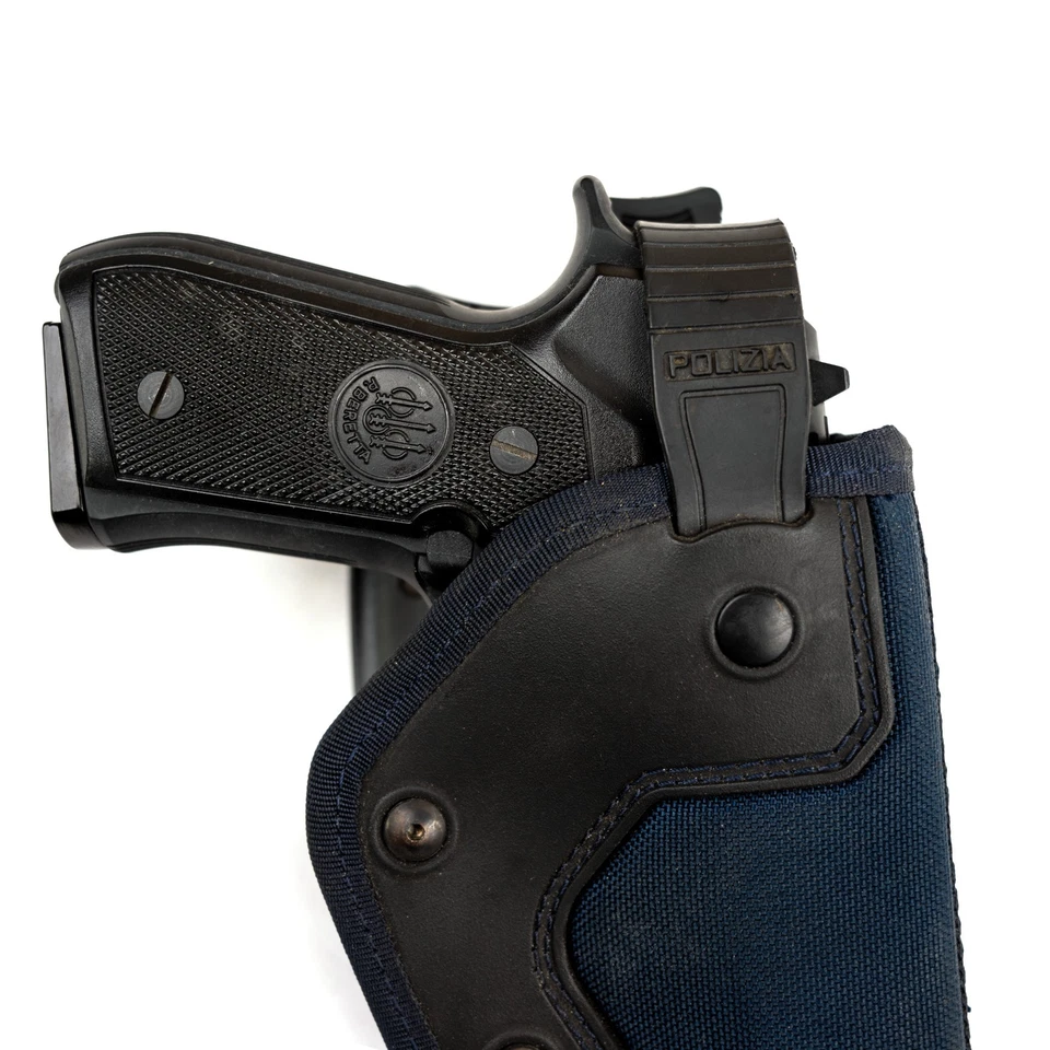 Italian Police POLIZIA Beretta 92FS Right Holster Fits 92, 92FS, M9A1, M9A3 - Image 2 of 4