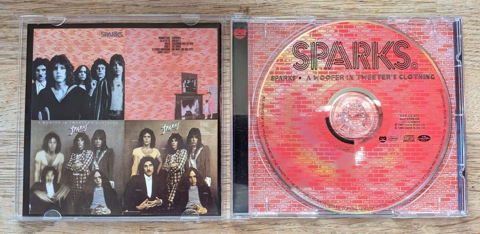 Sparks - Sparks/A Woofer In Tweeter's Clothing CD Castle Music 1999 - image 3 of 3