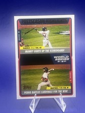 2005 Topps - Postseason Highlights Pedro Martinez, Manny Ramirez #733 Red Sox