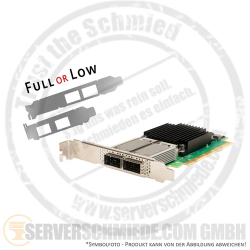 Lenovo Mellanox ConnectX-5 2x 100Gb PCIe x16 Network MCX556A-ECAT 01KT927