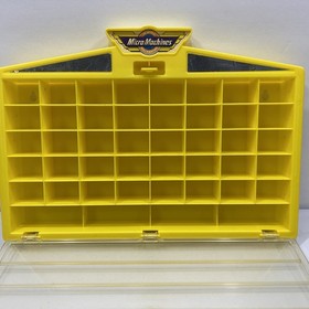 Micro Machines Yellow Carry Display Case 1989 Galoob VGC