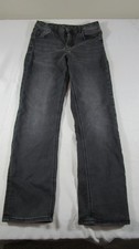 BKE Jeans Boys 14 Gray Wash Conner Straight Leg Regular Fit Denim Pants Casual