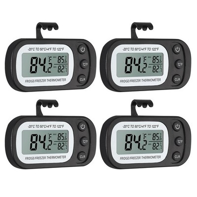 4Pack Wireless Digital Thermometer Temperatur für Kühlschrank Gefrierschrank