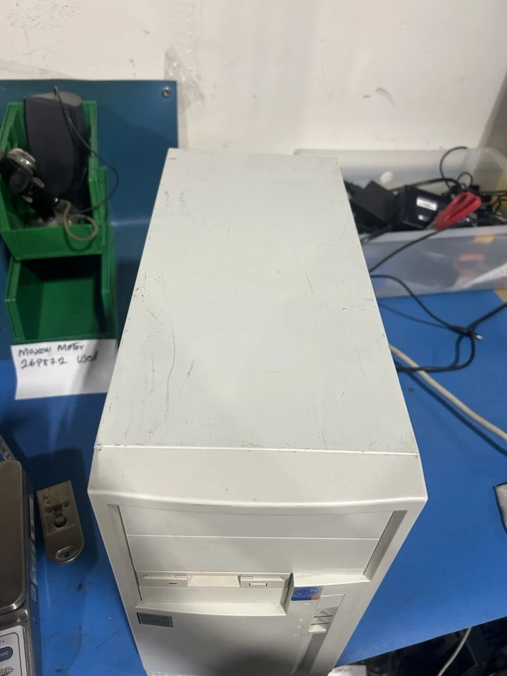 Vintage Inwin V500 MicroATX Beige Computer Case For Retro PC/Sleeper #4 - Image 2 of 4