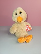 TY Attic Treasures Debbie the Duck 9" Tall Stuffed Plush Animal with Heart Tag