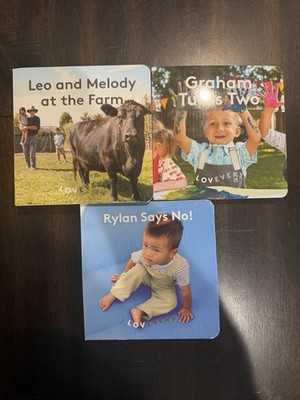 Set 3 Lovevery Board Books Toddler Baby Learning Bundle Reading Lot 23-24 Month