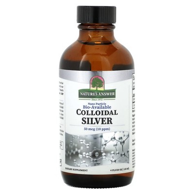 Nature's Answer, Kolloidales Silber, 50 mcg (10 ppm), 120 ml